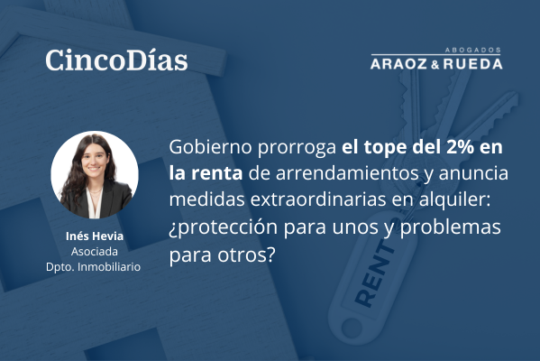 Tope a la revisión del alquiler hasta 2024: ¿aguantará el mercado la presión al propietario?