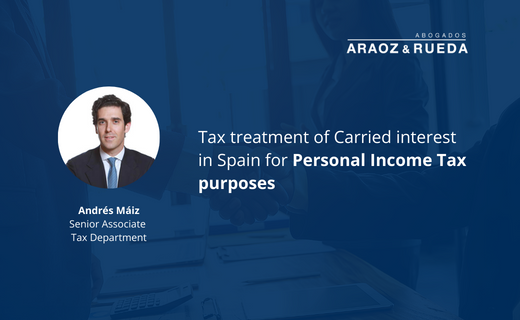 Tax treatment of Carried interest in Spain for Personal Income Tax purposes