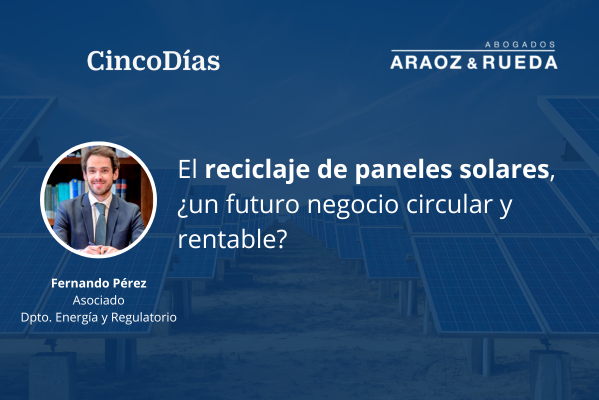 El reciclaje de paneles solares, ¿un futuro negocio circular y rentable?