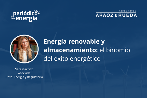 Chira-Soria: primera aproximación a un régimen retributivo de las instalaciones independientes de almacenamiento de energía renovable