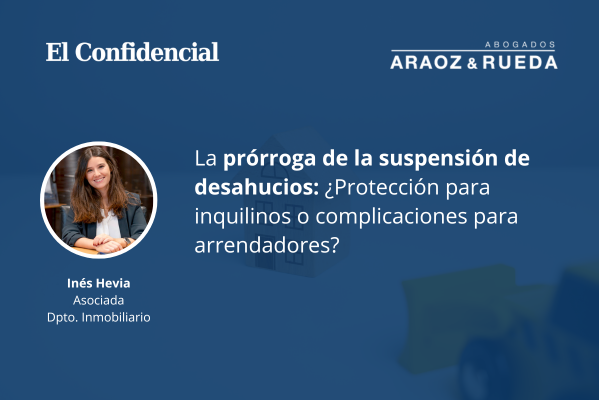 Suspensión de desahucios para hogares vulnerables: medida que restringe, aún más, la oferta de alquiler