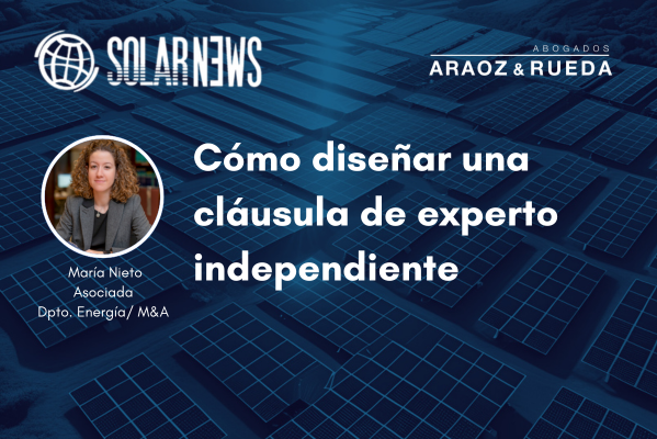 Cómo diseñar una cláusula de experto independiente