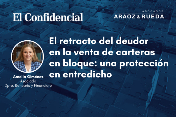 Retracto del deudor en la venta de carteras en bloque