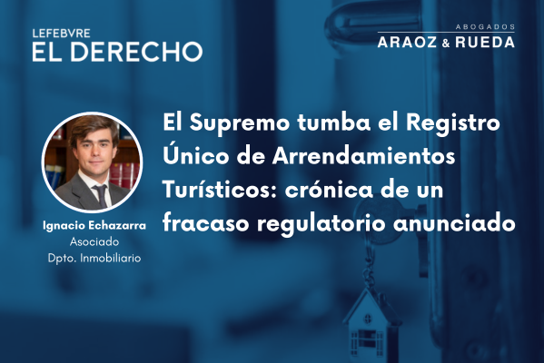 El Supremo tumba el Registro Único de Arrendamientos Turísticos