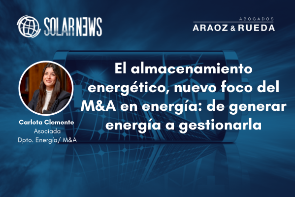 almacenamiento energético en M&A