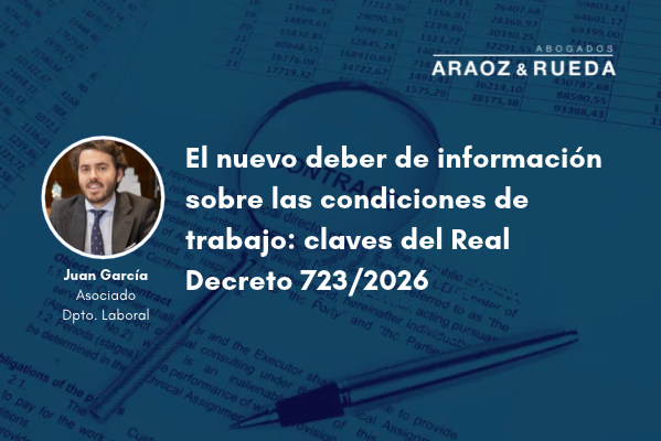 El RD 723/2026 entra en vigor el 5 de octubre de 2026
